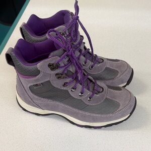 L.L. Bean Women's Purple Lace-Up Hiking Boots